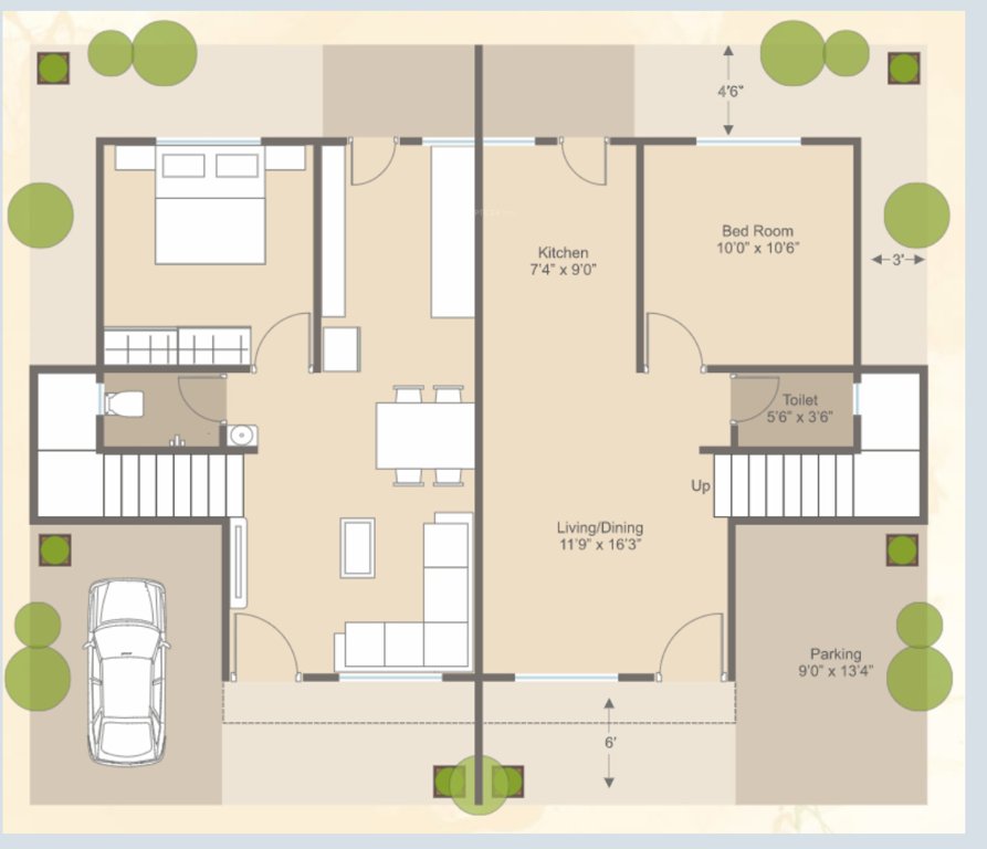  kishan vintage 2 Floor Plan Ground Floor Plan