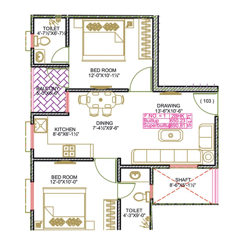  shivam heights Floor Plan Floor Plan