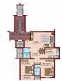 Nahar Nahar Turquoise (2BHK+2T (1,075 sq ft) 1075 sq ft)