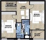 Upper Level Duplex Plan  ellitos-dugar Floor Plan Upper Level Duplex Plan