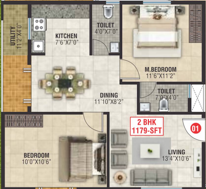  sarovar Floor Plan Floor Plan