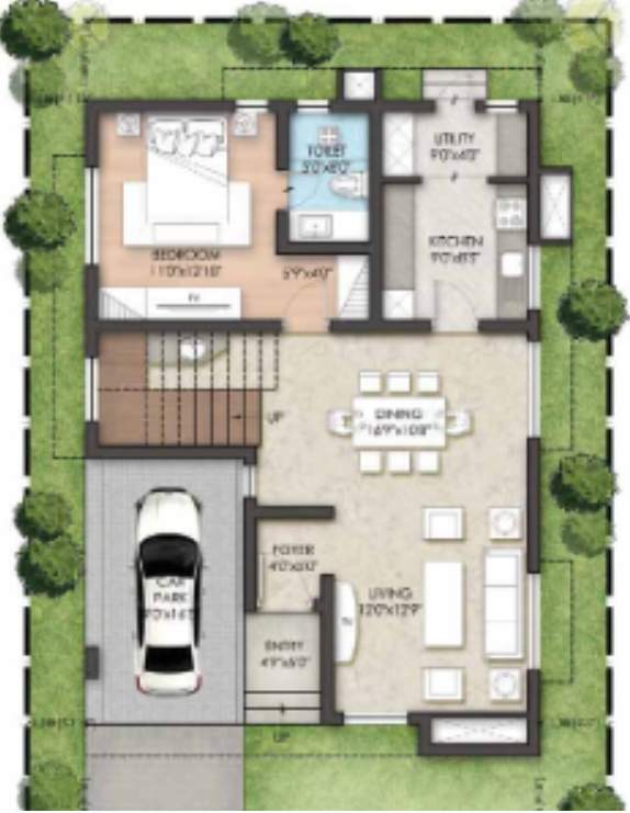  the 44 club Floor Plan Ground Floor Plan