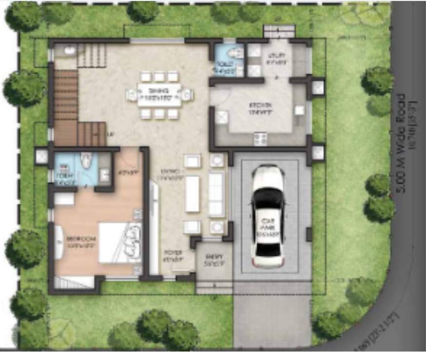  the 44 club Floor Plan Ground Floor Plan