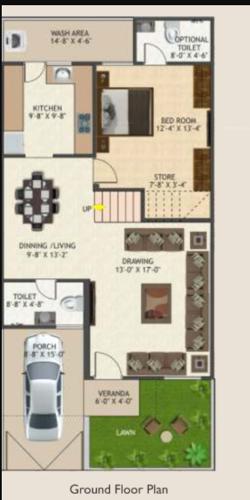 city-phase-iii Floor Plan Ground Floor Plan