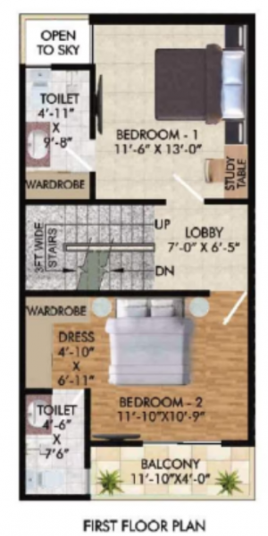  ashoka-greens-phase-2 Floor Plan First Floor Plan