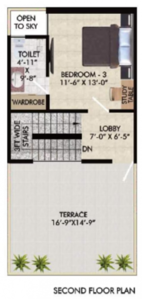  ashoka-greens-phase-2 Floor Plan Second Floor Plan