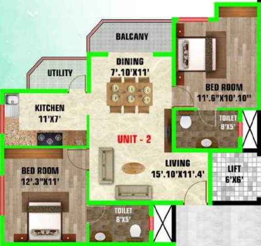  royal orchid Floor Plan Floor Plan