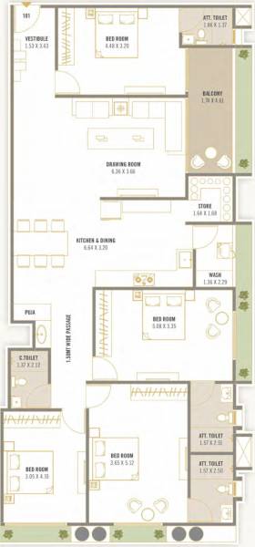  nakshatra-greens Floor Plan Floor Plan