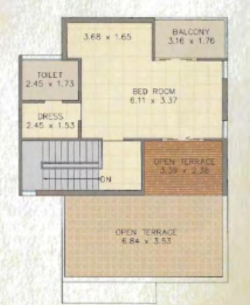 Second Floor Plan boulevard-phase-1-plot-b Floor Plan Second Floor Plan