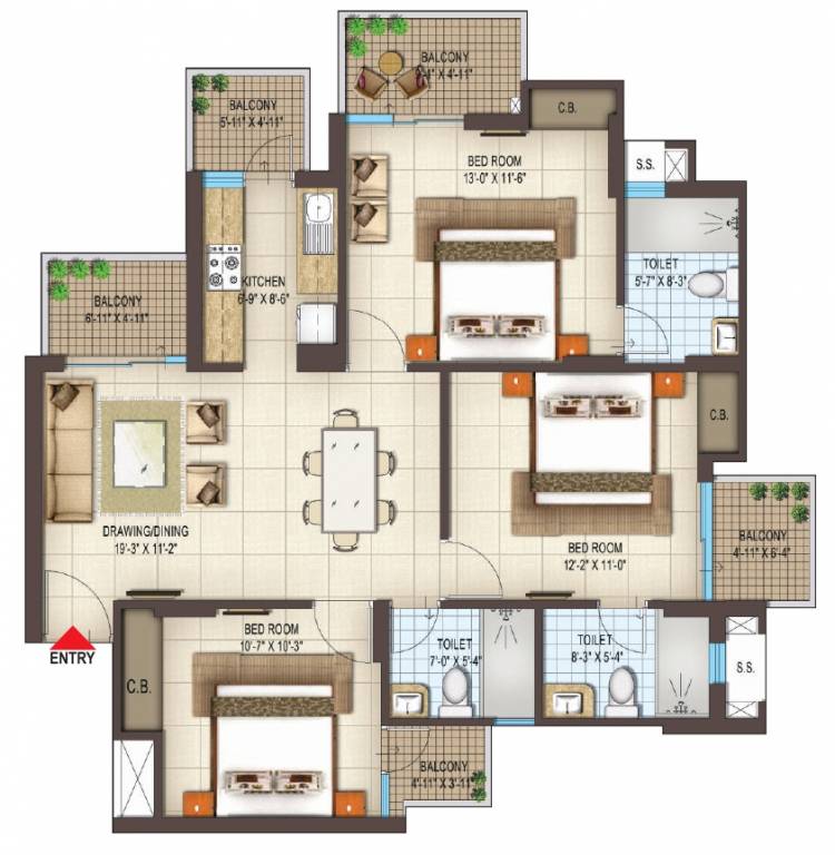  spring homes Floor Plan Floor Plan