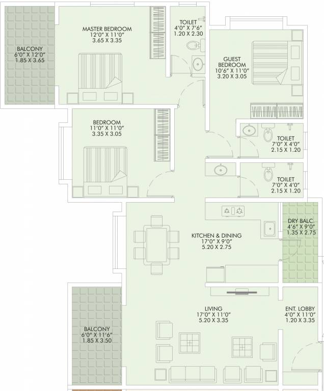  skyline phase ii Floor Plan Floor Plan