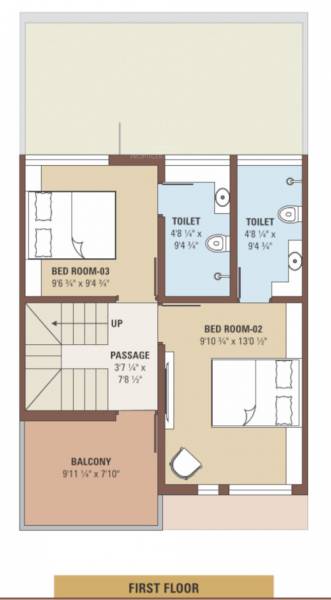  aksharhill-bungalows Floor Plan First Floor Plan