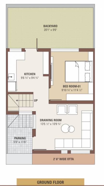  aksharhill bungalows Floor Plan Ground Floor Plan