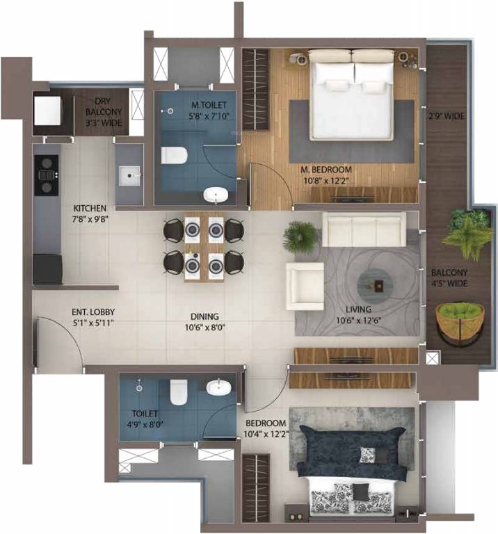 Floor Plan  ascent towers 48 and 49 Floor Plan Floor Plan