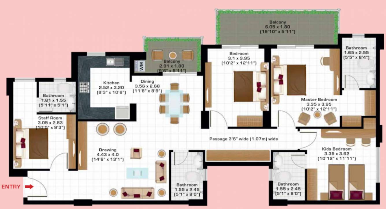  anmol phase ii Floor Plan Floor Plan