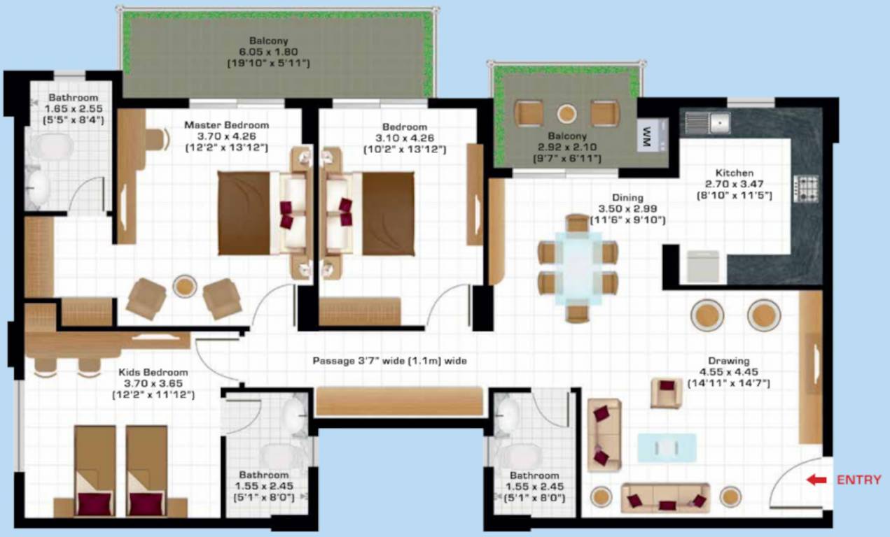 Floor Plan  anmol phase ii Floor Plan Floor Plan