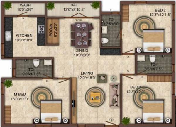  mayuri-mejestic Floor Plan Floor Plan
