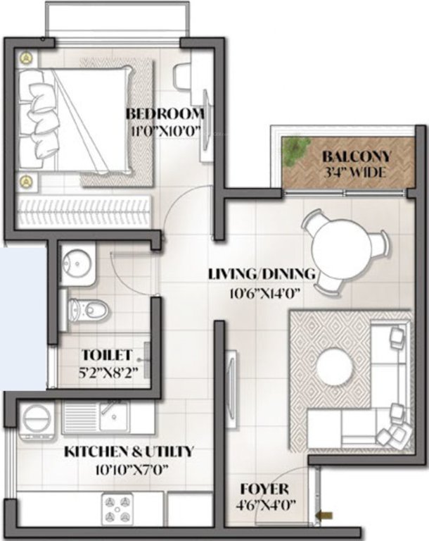  eden park the prestige city Floor Plan Floor Plan