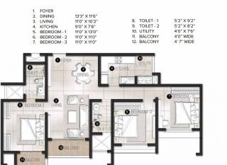  the-prestige-city-avalon-park Floor Plan Floor Plan