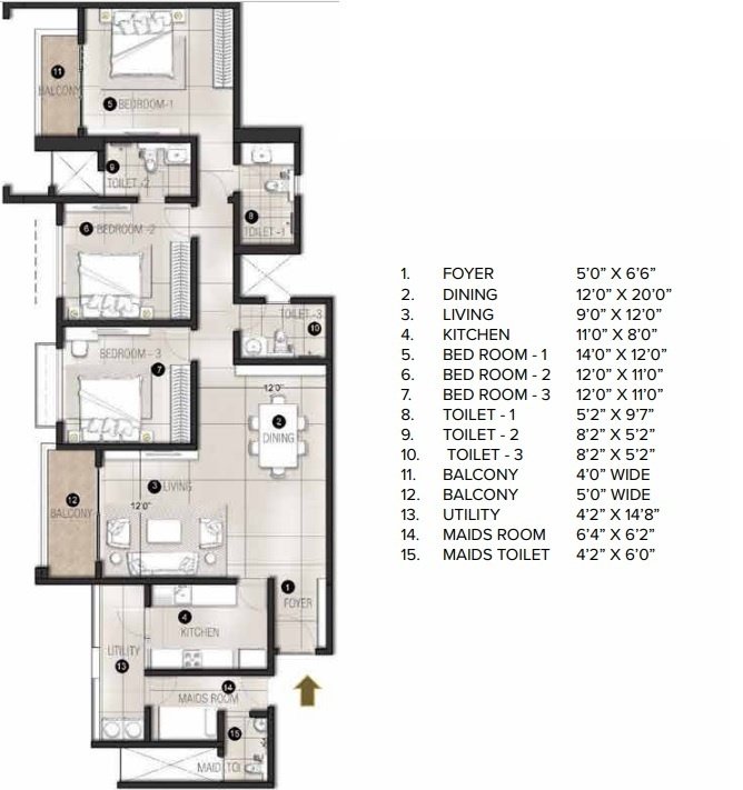 the prestige city avalon park Floor Plan Floor Plan