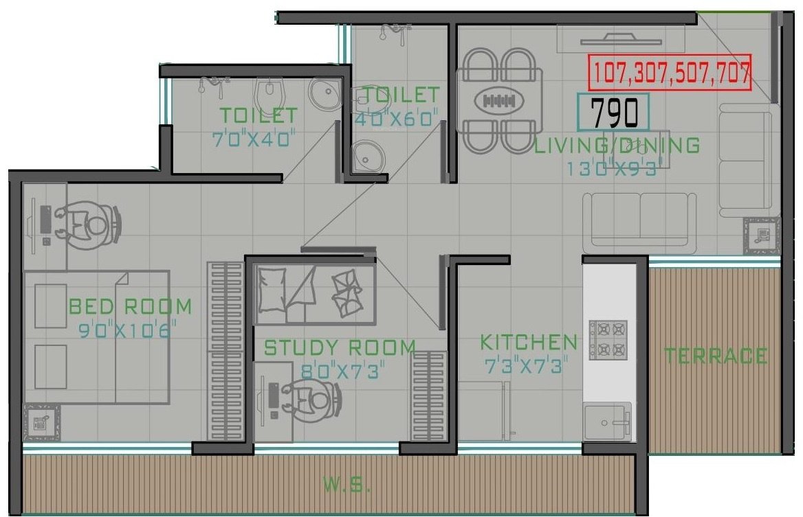  river gate Floor Plan Floor Plan