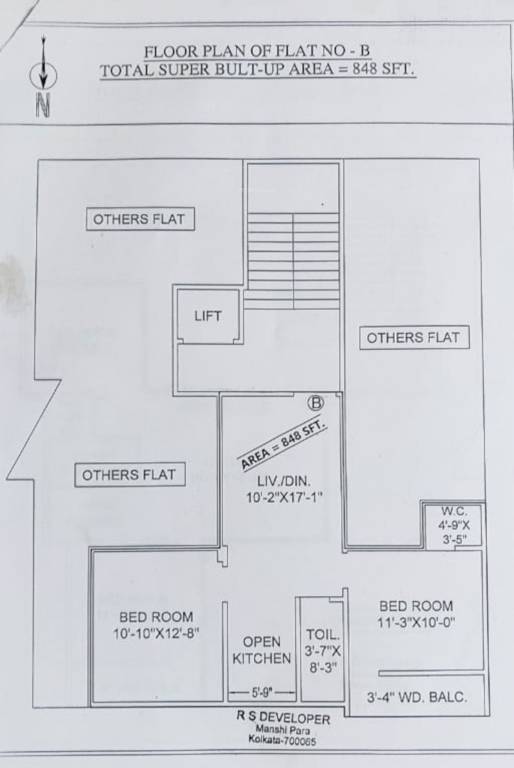  nalanda apartment Floor Plan Floor Plan