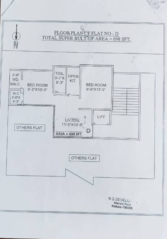  nalanda apartment Floor Plan Floor Plan