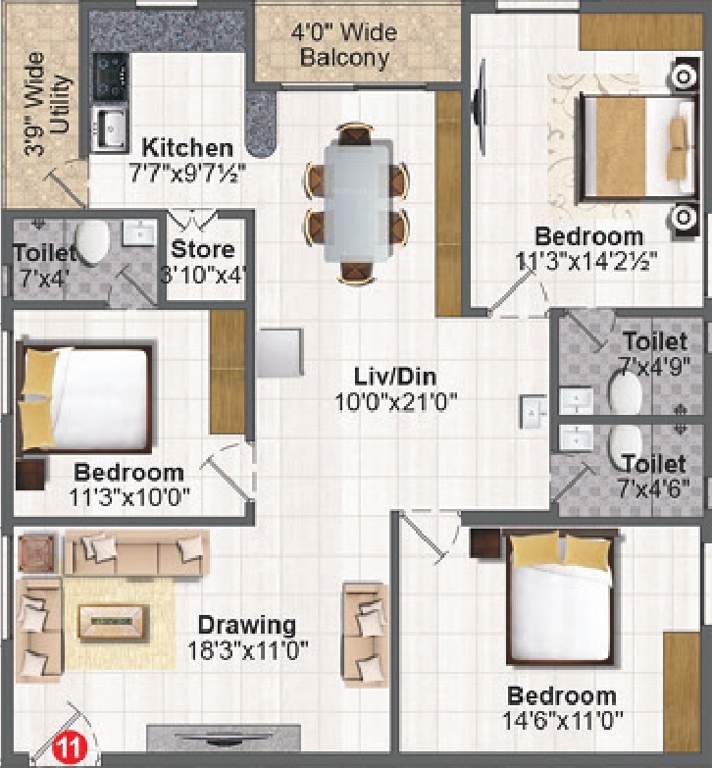 aravindam Floor Plan Floor Plan