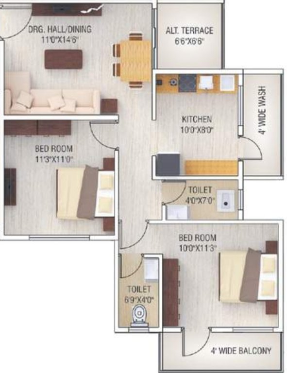  vihar ii Floor Plan Floor Plan