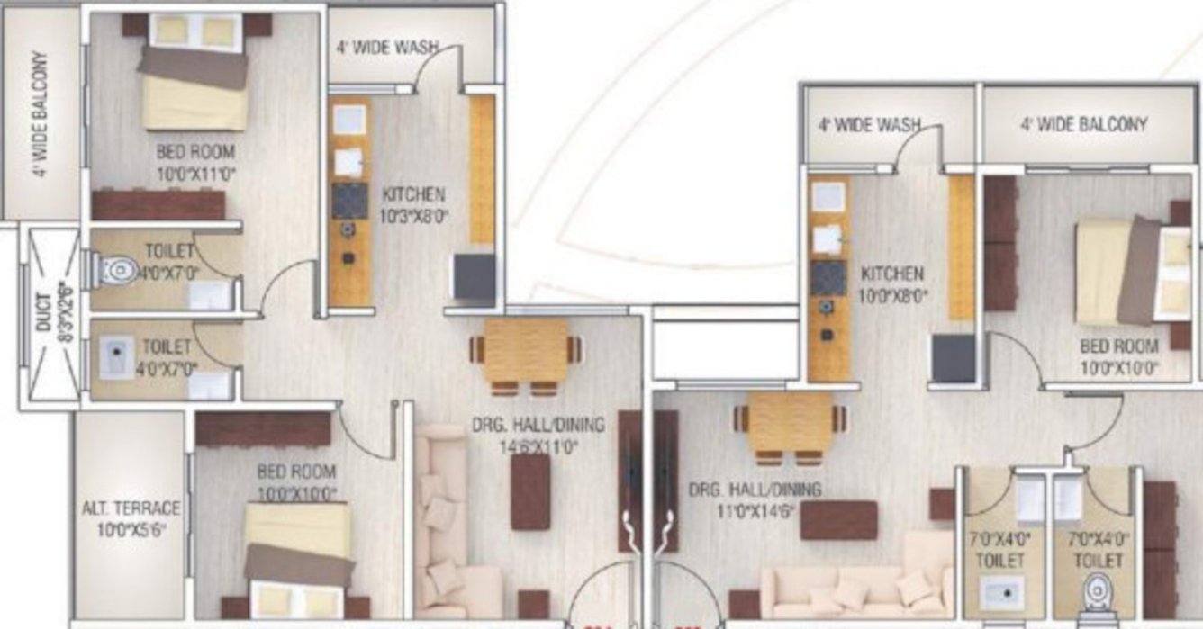  vihar ii Floor Plan Floor Plan