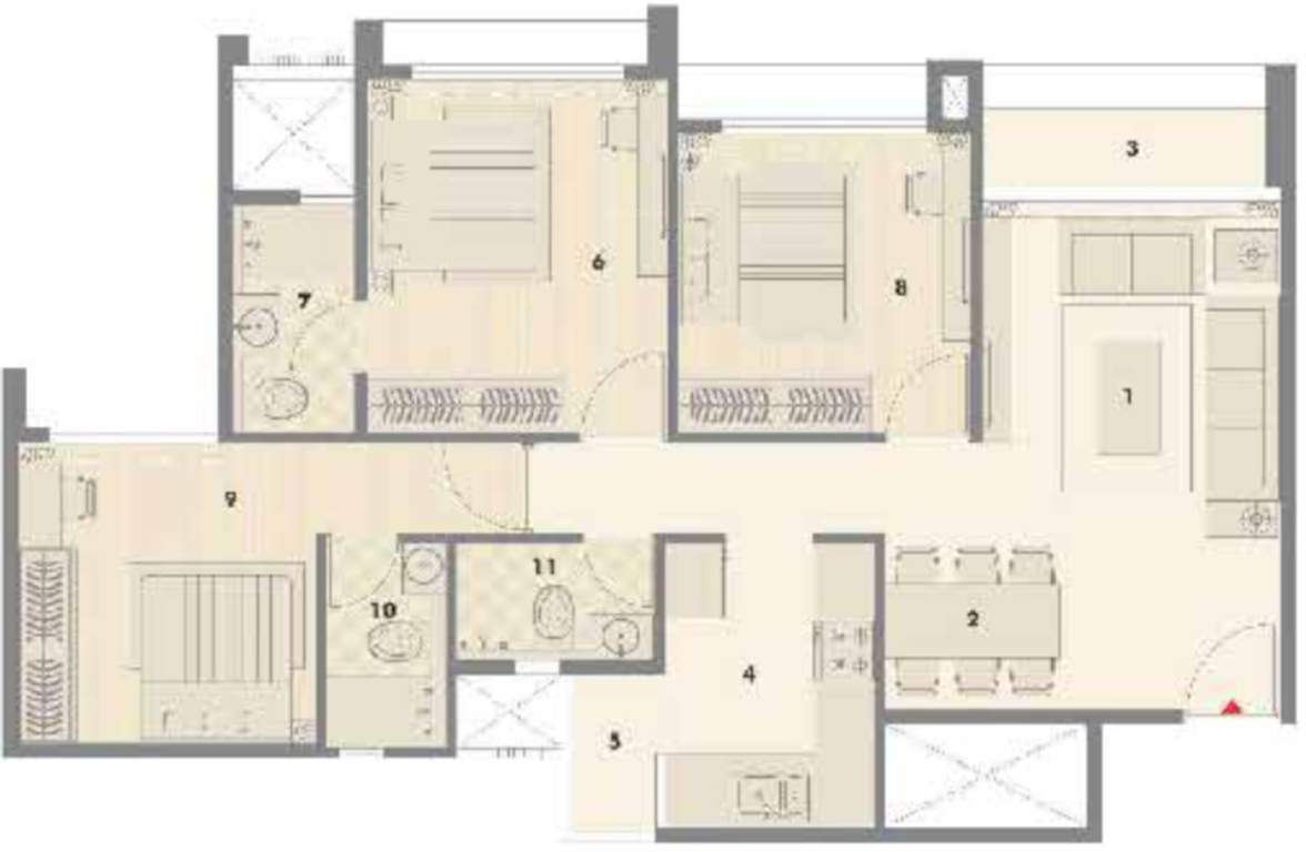  north enclave Floor Plan Floor Plan