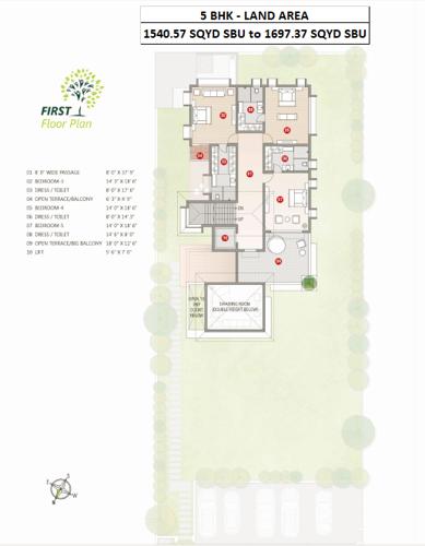  anurita-bungalows Floor Plan First Floor Plan