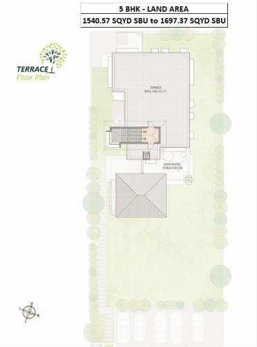  anurita-bungalows Floor Plan Terrace Floor Plan