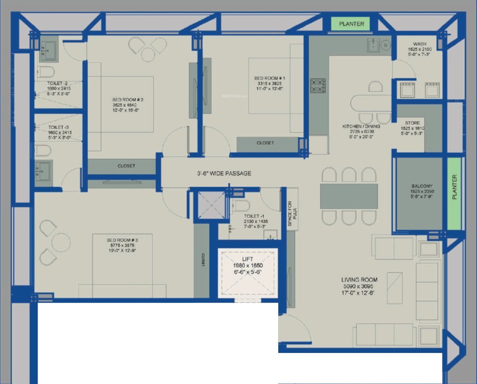  dev residency 6 Floor Plan Floor Plan