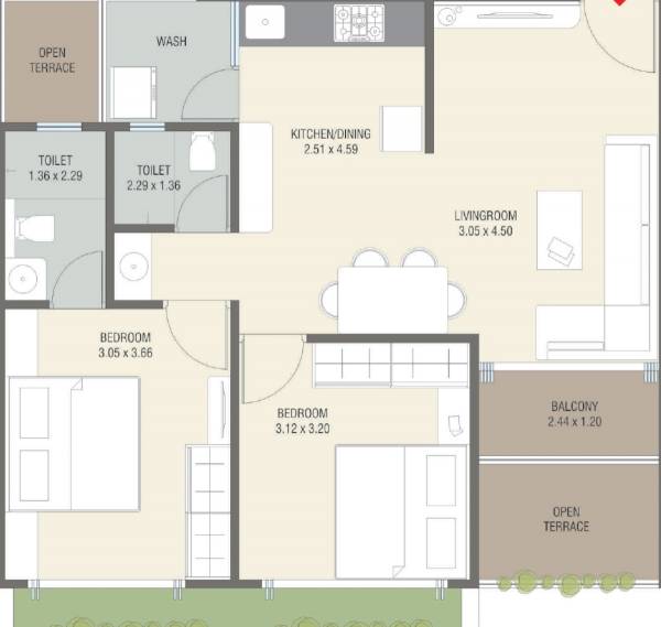  new-county-flat Floor Plan Floor Plan
