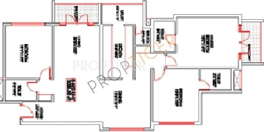 Floor Plan (3BHK+3T) Elegant Elegant Aster Floor Plan (3BHK+3T)