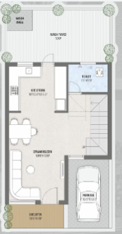  shreeji greens Floor Plan Ground Floor Plan