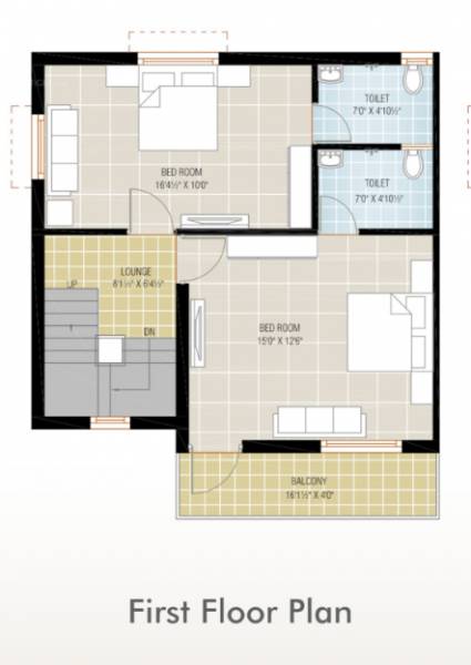  lake-view Floor Plan First Floor Plan