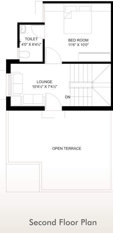 lake view Floor Plan Second Floor Plan