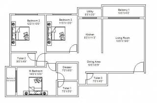  vyom Floor Plan Upper Level Duplex Plan