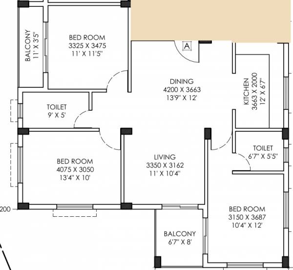  swagatalakshmi-chs Floor Plan Floor Plan