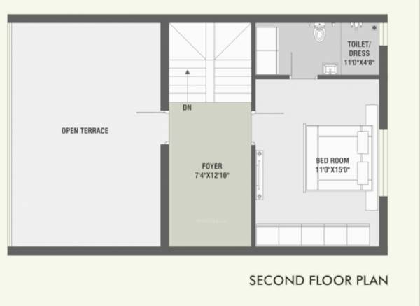  kedar-bunglows Floor Plan Second Floor Plan