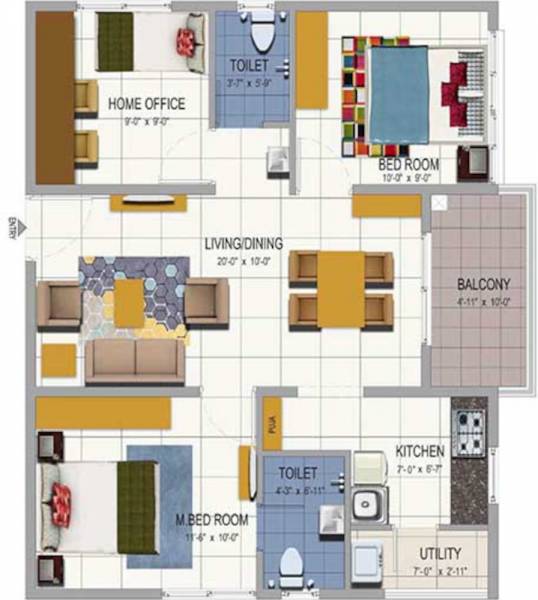  the-happening-heights Floor Plan Floor Plan