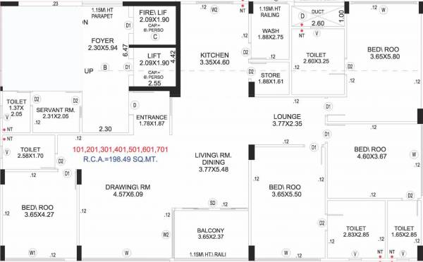  infinity-baisharan Floor Plan Floor Plan