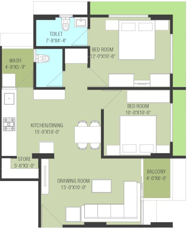 carnation Floor Plan Floor Plan