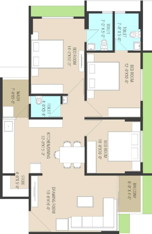 carnation Floor Plan Floor Plan