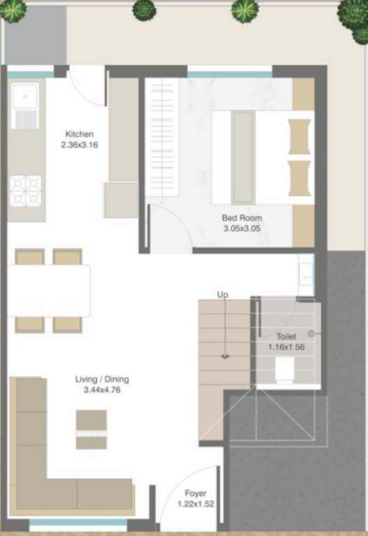  homes Floor Plan Ground Floor Plan
