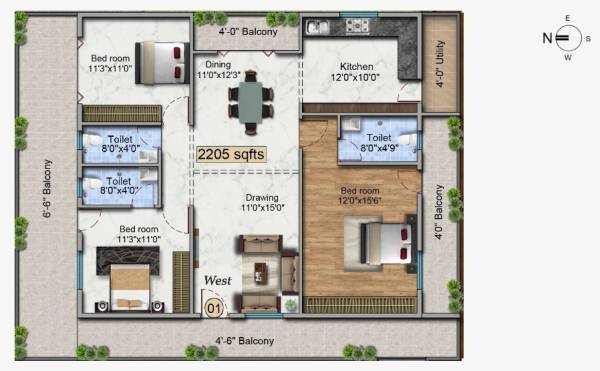  rks-oxygen-homes Floor Plan Floor Plan