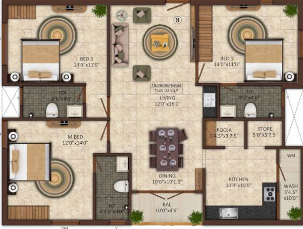  mayuri-mystic Floor Plan Floor Plan