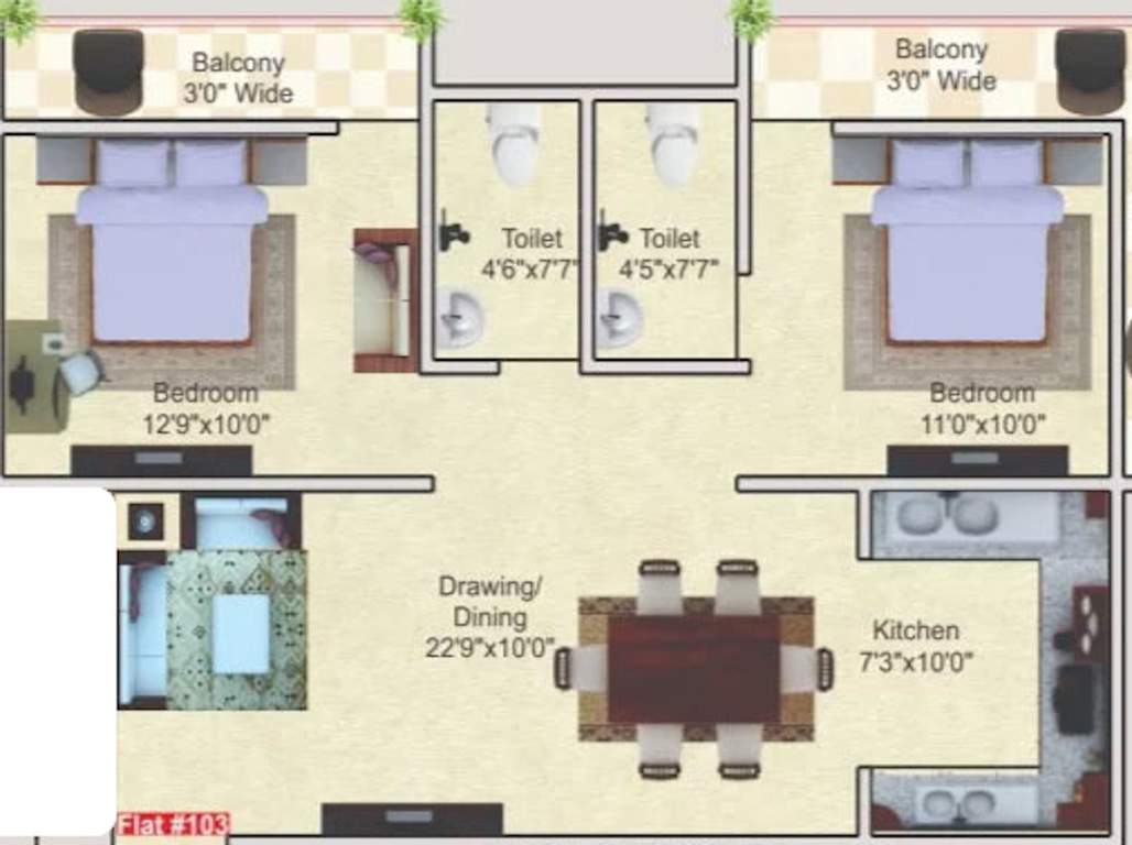  ganga heights Floor Plan Floor Plan